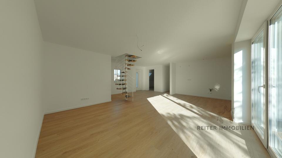 Thumbnail-Hünfeld-Oberrombach: Sofort bezugsfrei: Neubau-KfW 55 Dachgeschosswohnung mit verstecktem Raumwunder