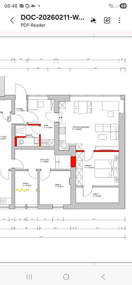 Thumbnail-1,5 Zimmer Wohnung noch Sanierung