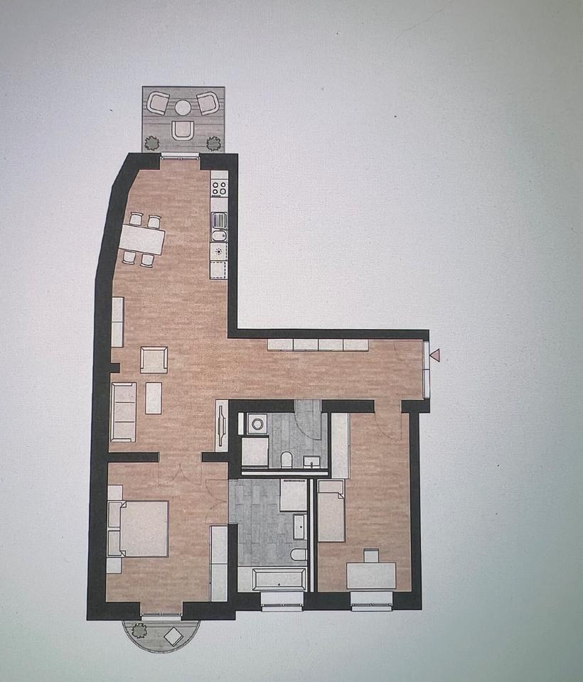 Thumbnail-Ruhige 3-Raum-Wohnung zu vermieten