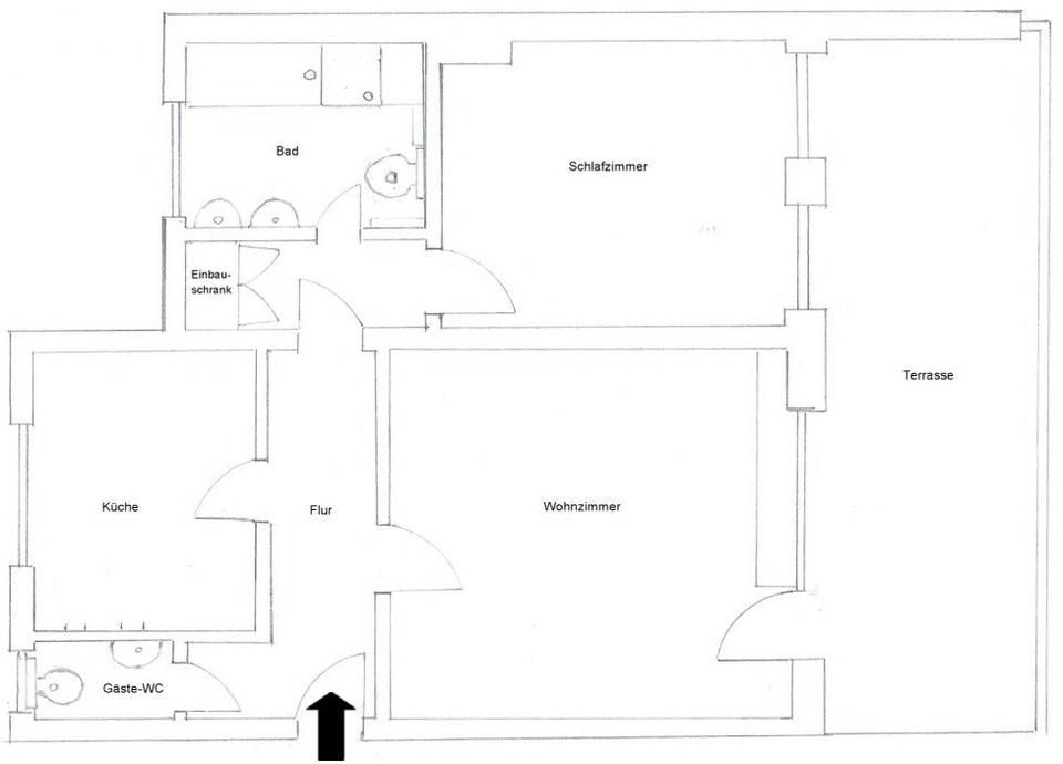 Thumbnail-Schöne, helle, 70m² große Wohnung in Oberhausen – Stadtmitte