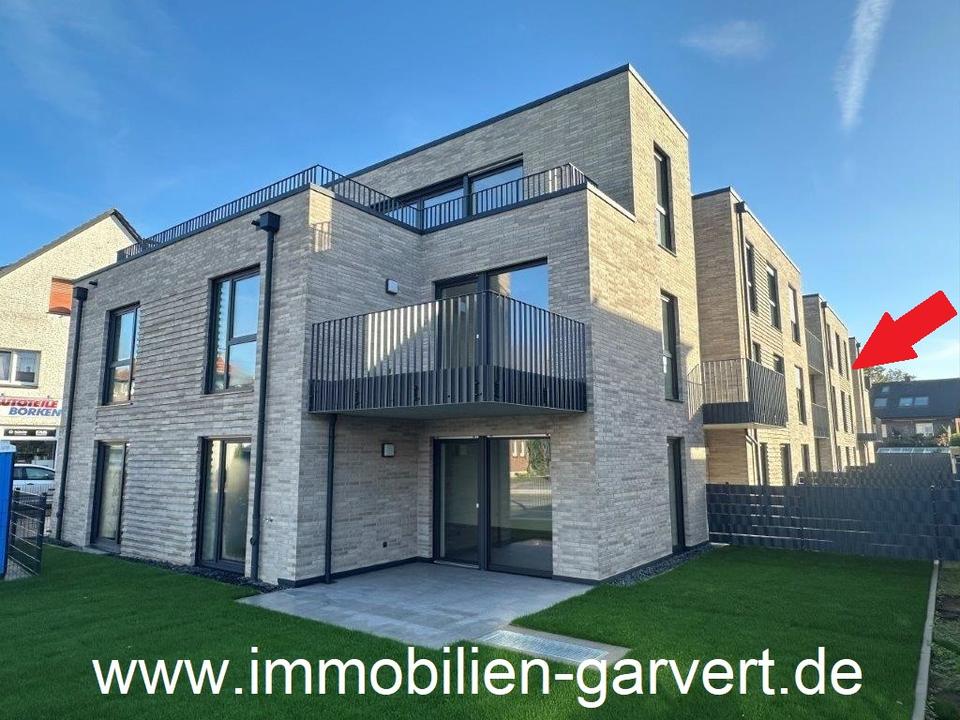 Thumbnail-Neubau! Stadtnahe Obergeschoss-Wohnung mit Balkon, Tiefgarage und Aufzug in Borken_A2472