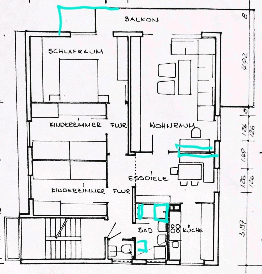 Thumbnail-4,5 Z Wohnung in Mühltal