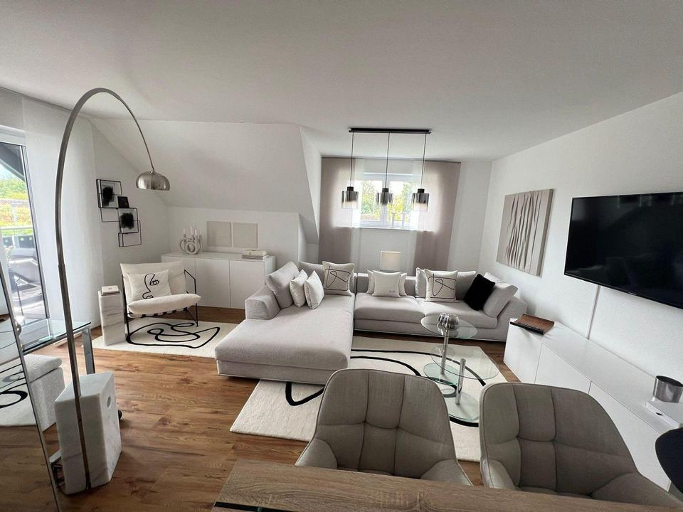 Thumbnail-Exklusive 3-Zi-Maisonette-Neubauwohnung m. Balkon, 2 Bädern und Einbauküche