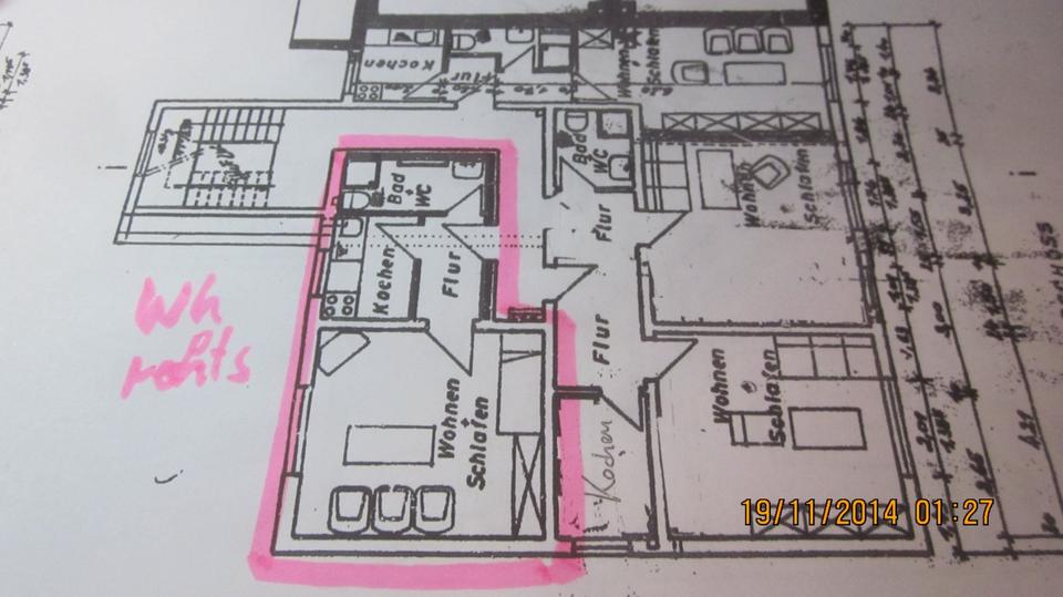 Thumbnail-1 Zimmer, Küche, Diele & Bad 58097 Hagen zu verm.