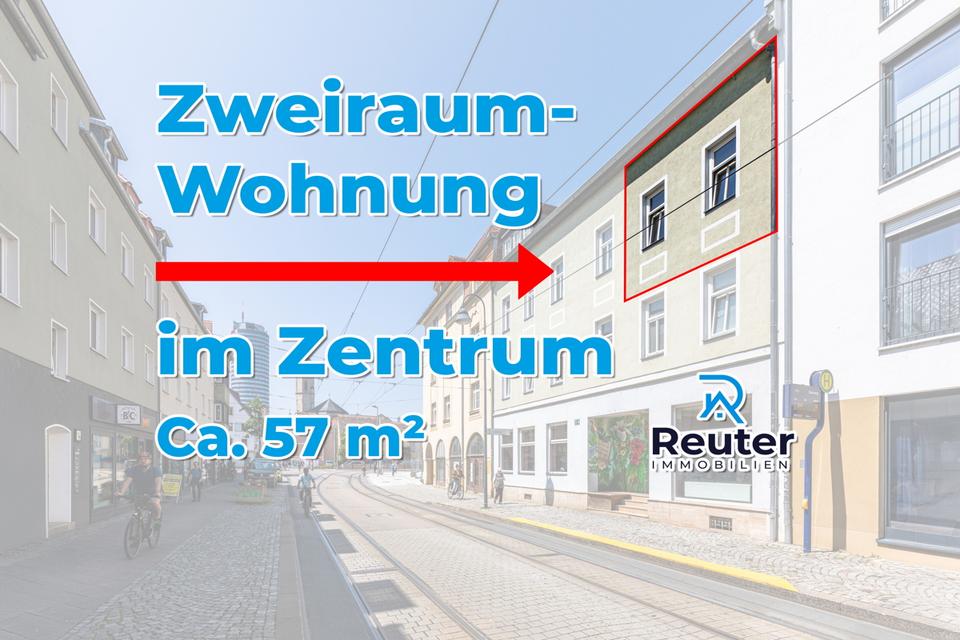 Thumbnail-Reuter Immobilien Helle Zweiraumwohnung im Herzen von Jena – ca. 57 m² (ohne Einbauküche)