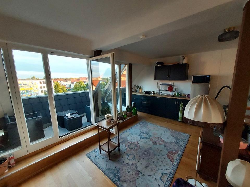 Thumbnail-1 Zimmer in heller 100qm 2er-Maisonette-WG in Markkleeberg