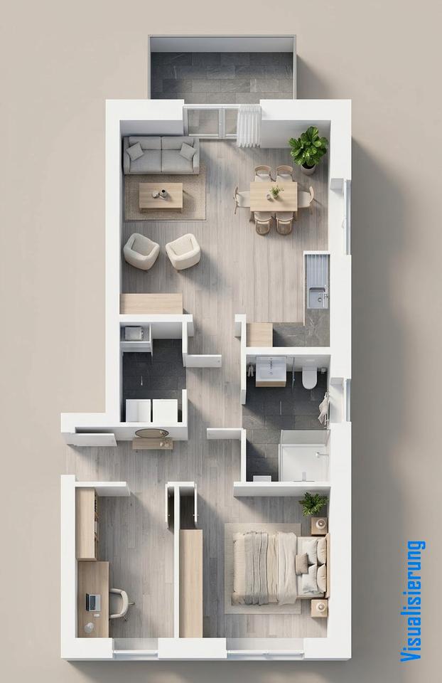 Thumbnail-Exklusiver Erstbezug in Rieste: 3-Zi-Neubau mit Premium-Küche