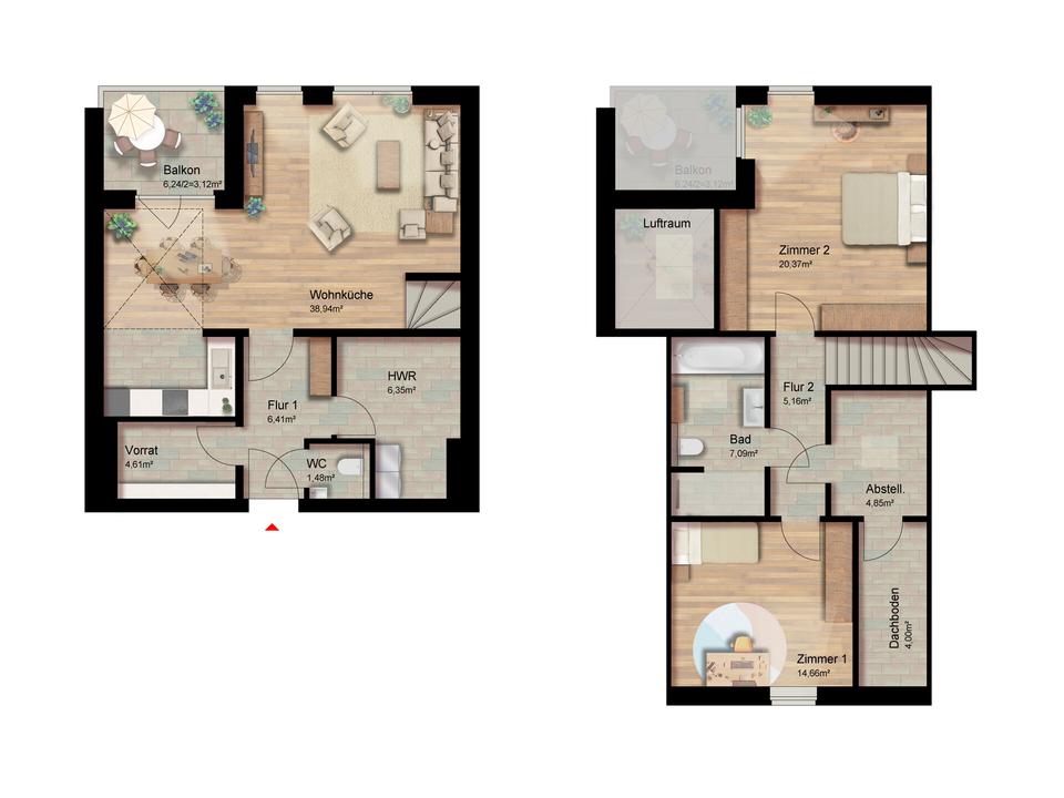 Thumbnail-Exklusive Neubau-Wohnung im Herzen von Friedrichsfehn! Bezugsfertig 01.03.2026!