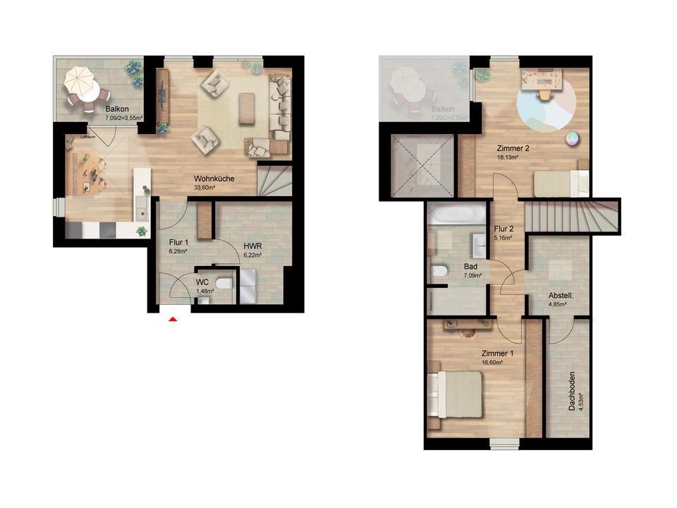 Thumbnail-Exklusive Neubau-Wohnung im Herzen von Friedrichsfehn! Bezugsfertig 01.03.2026!