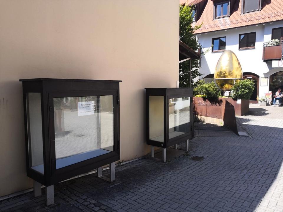 Thumbnail-Werbefläche - Schaukasten in Schwabacher Innenstadt