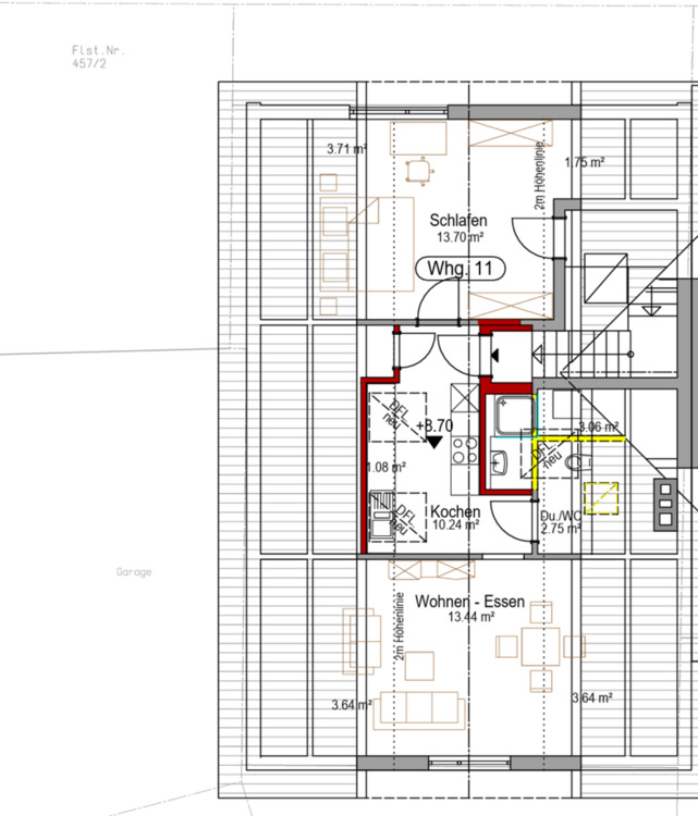 Thumbnail-Erstbezug nach Renovierung! 2-Zi.-DG-Wohnung – Zentrum