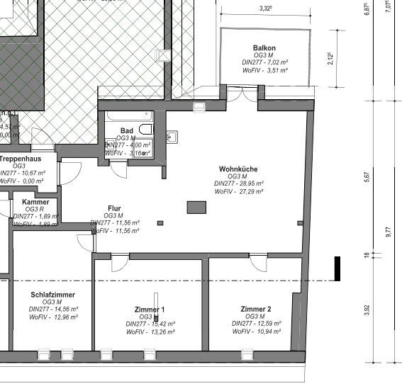Thumbnail-gemütliche Dachgeschosswohnung mit Balkon ab Juli Sangerhausen