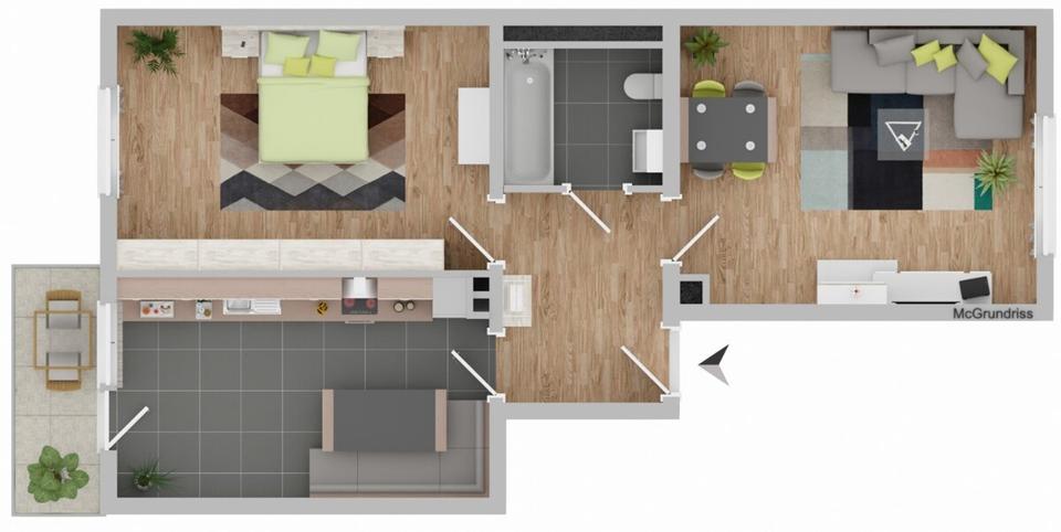 Thumbnail-**** Schicke und moderne Wohnung mit Balkon! ****