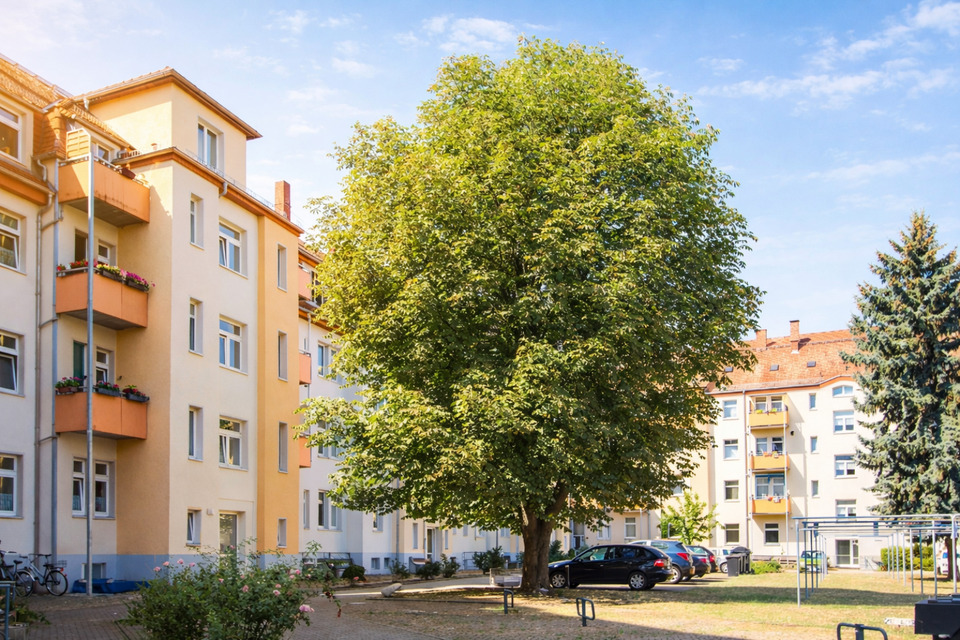 Thumbnail-2-Zi Whg in Riesa mit neuer Einbauküche, Bad mit Fenster