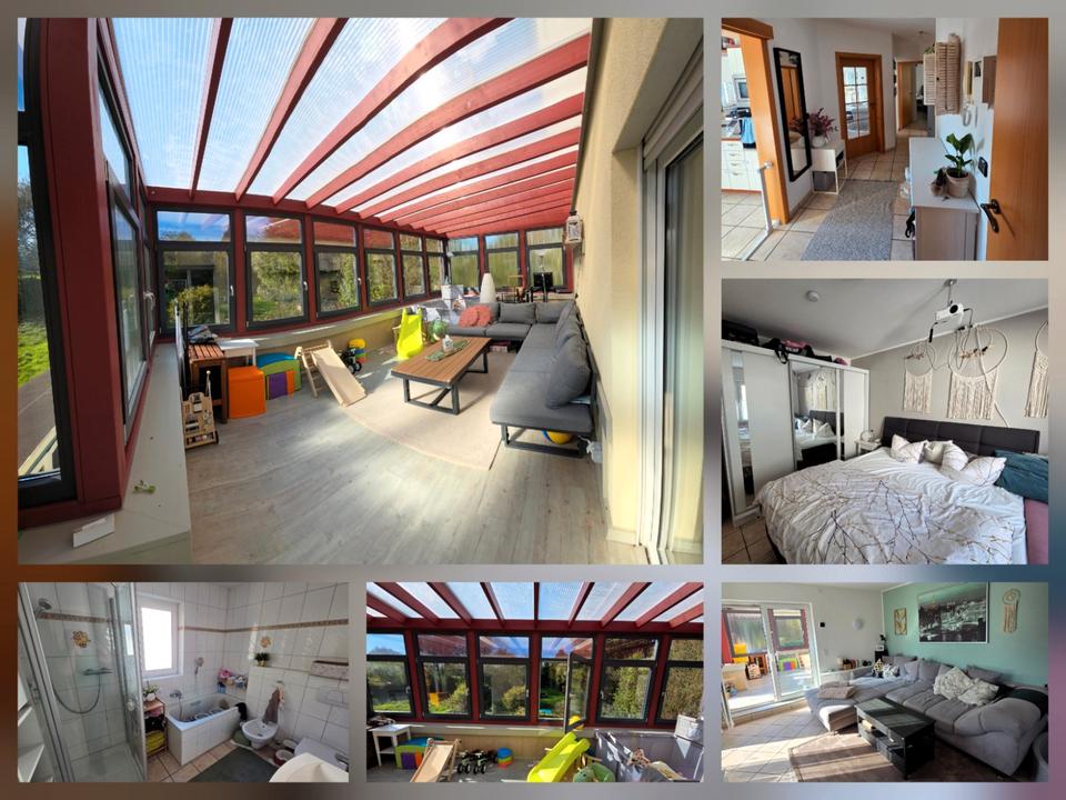 Thumbnail-Moderne 4-Zimmer Wohnetage in Büsbach mit Panorama-Wintergarten