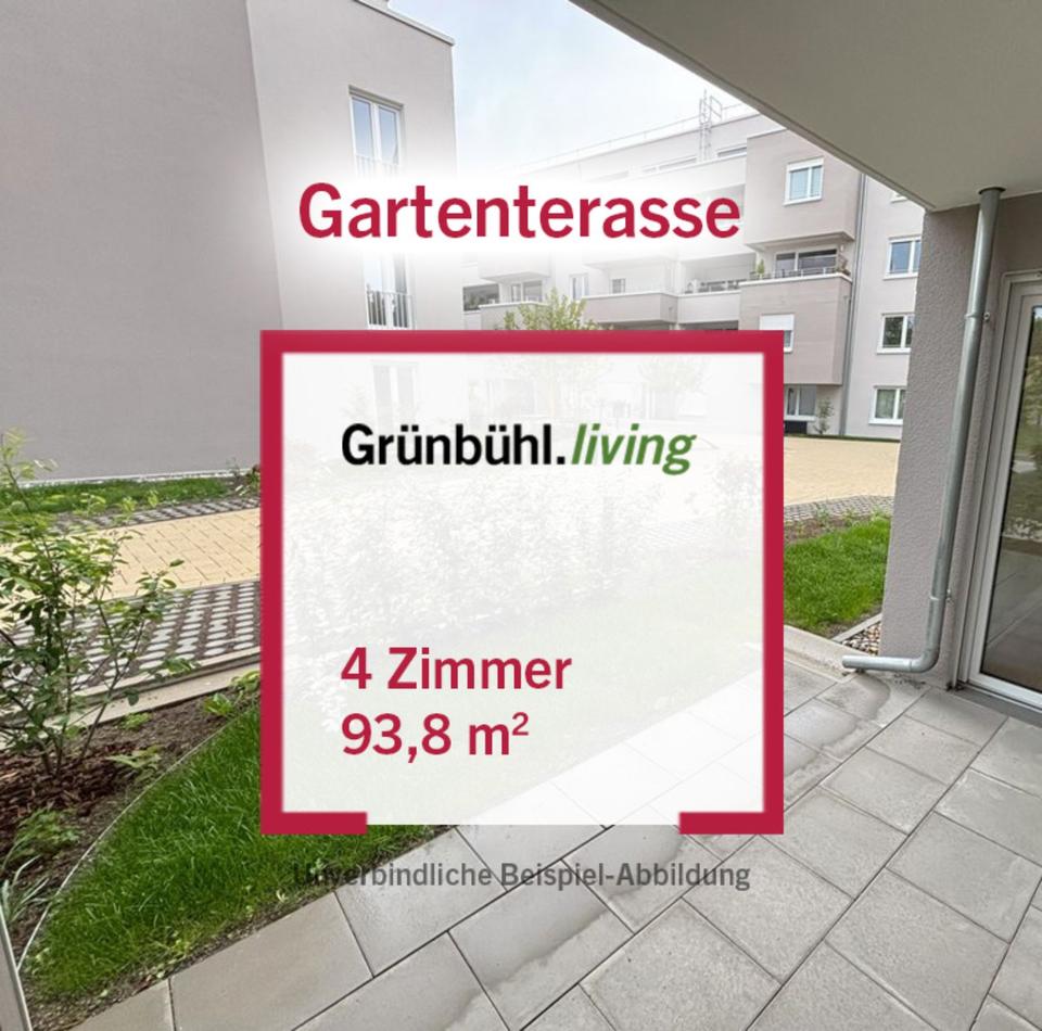 Thumbnail-Großzügig: helle 4-Zimmer-Wohnung mit schöner Terrasse und Garten