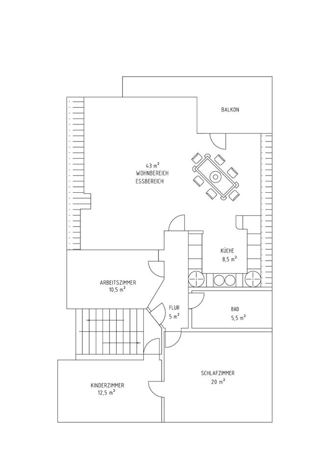 Thumbnail-4 Zimmer Wohnung in Partenstein zu vermieten Dachgeschoss