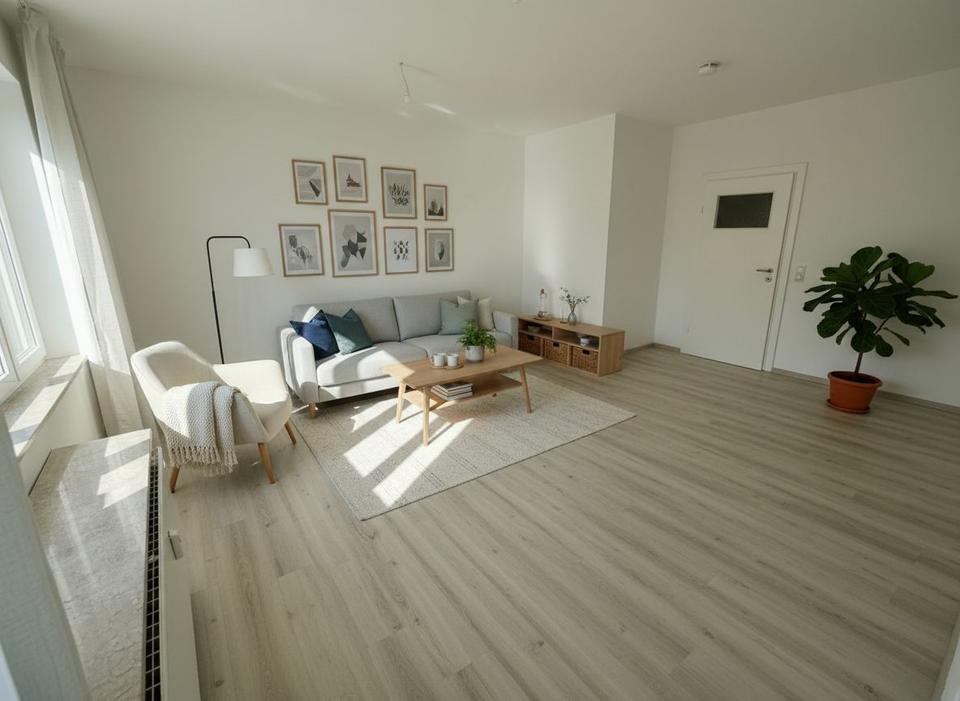 Thumbnail-Helle 3-Zimmer-Wohnung mit Balkon am Scherbergplatz in Glauchau