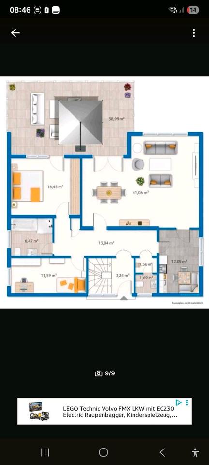 Thumbnail-Eigentumswohnung in Seelscheid 3-Zimmer 111m² hell, hohe Decken