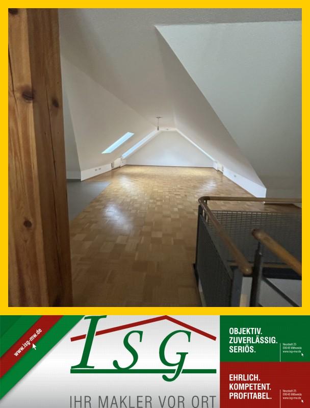 Thumbnail-2-Raum Maisonette-Wohnung im Zentrum - AB SOFORT - Parkett - DG