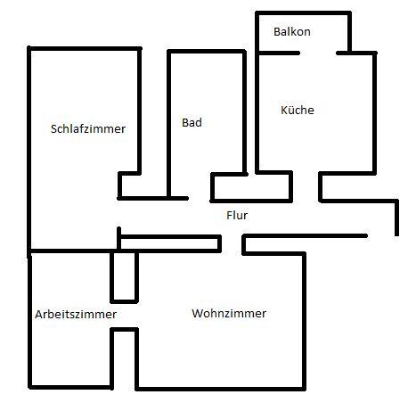 Thumbnail-Nachmieter für 3 Zimmer Wohnung im Zentrum von Gera