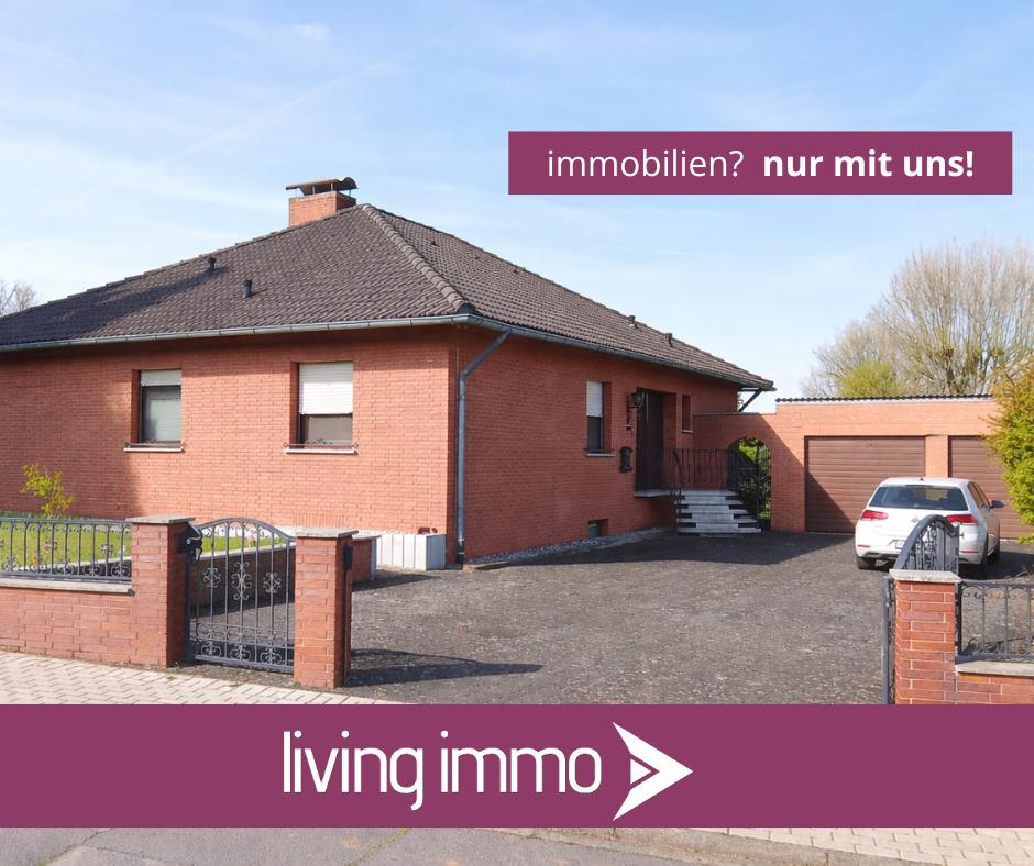 Thumbnail-Großzügiger Bungalow in Schwalmtal mit Garten, Pool, Sauna, Kellerbar und 2 Garagen zu vermieten