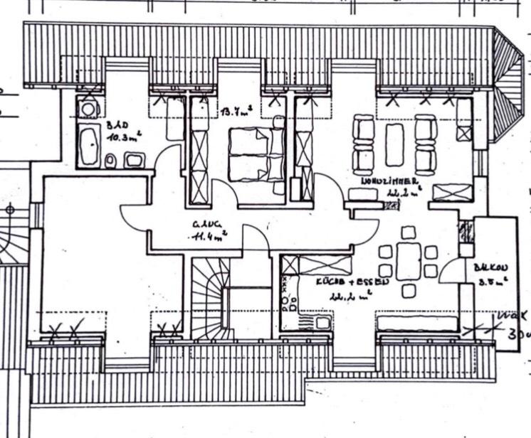 Thumbnail-3-Zimmer-Wohnung Pentling Graßlfing Balkon Garage