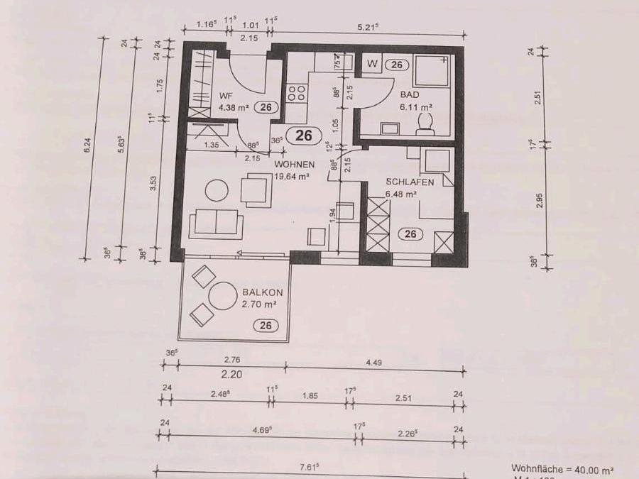 Thumbnail-Sehr schöne 2 Zimmerwohnung in Mengkofen zu vermieten