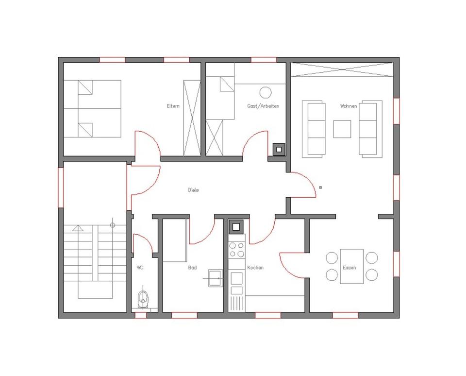 Thumbnail-Attraktive 3,5 Zimmer-Wohnung mit EBK in Schramberg