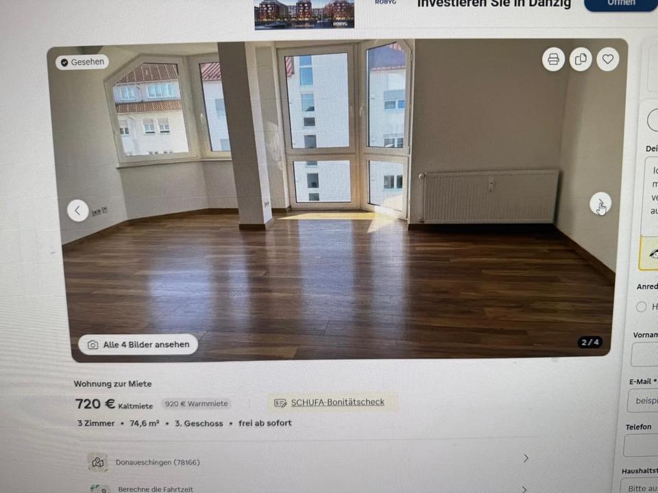 Thumbnail-3Zimmer Wohnung zu vermieten.