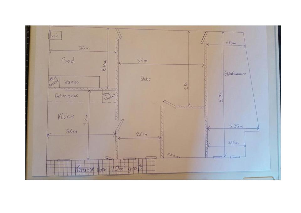 Thumbnail-Mietwohnung mit Traumterrasse in ruhiger Innenstadtlage