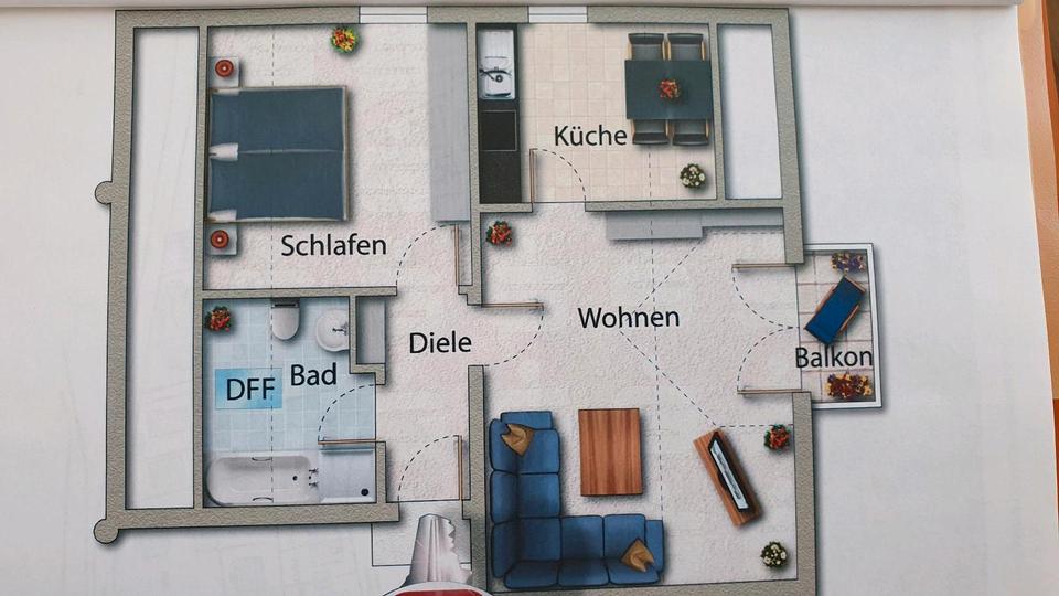 Thumbnail-2Zimmer, Küche Bad in 94447 Plattling