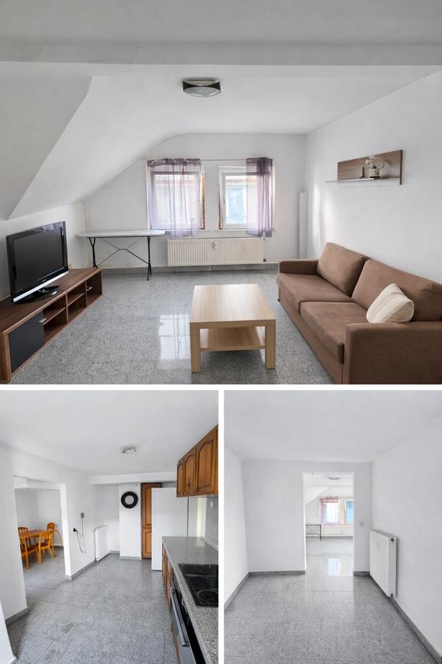 Thumbnail-3-Zimmer-Wohnung mit Küche und Bad zu vermieten