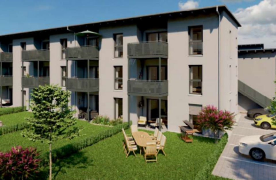 Thumbnail-2-Zimmer Neubauwohnung Erstbezug Landau a.d Isar mit Einbauküche