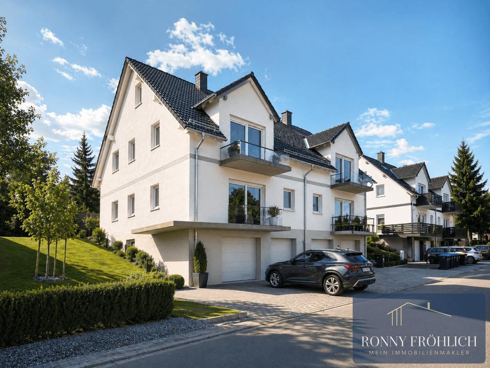 Thumbnail-WOW! 5 Zimmer Maisonette Wohnung Aue-Bad Schlema 137 m² Erzgebirge Garage Fußbodenheizung Kaminansc.