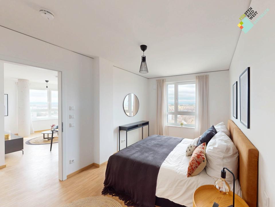 Thumbnail-Jetzt einziehen: 2-Zimmer-Wohnung mit Einbauküche im neuen Hochpunkt von München