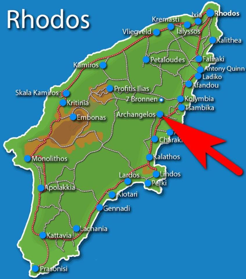 Thumbnail-Grundstück zum Verkauf in ARCHANGELOS, Rhodos