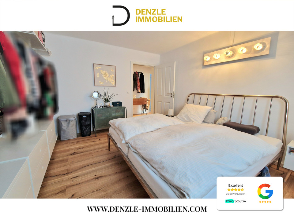 Thumbnail-Helle, modern sanierte 3-Zimmer-Wohnung mit EBK und Balkon in einem angenehm ruhigen Hinterhaus