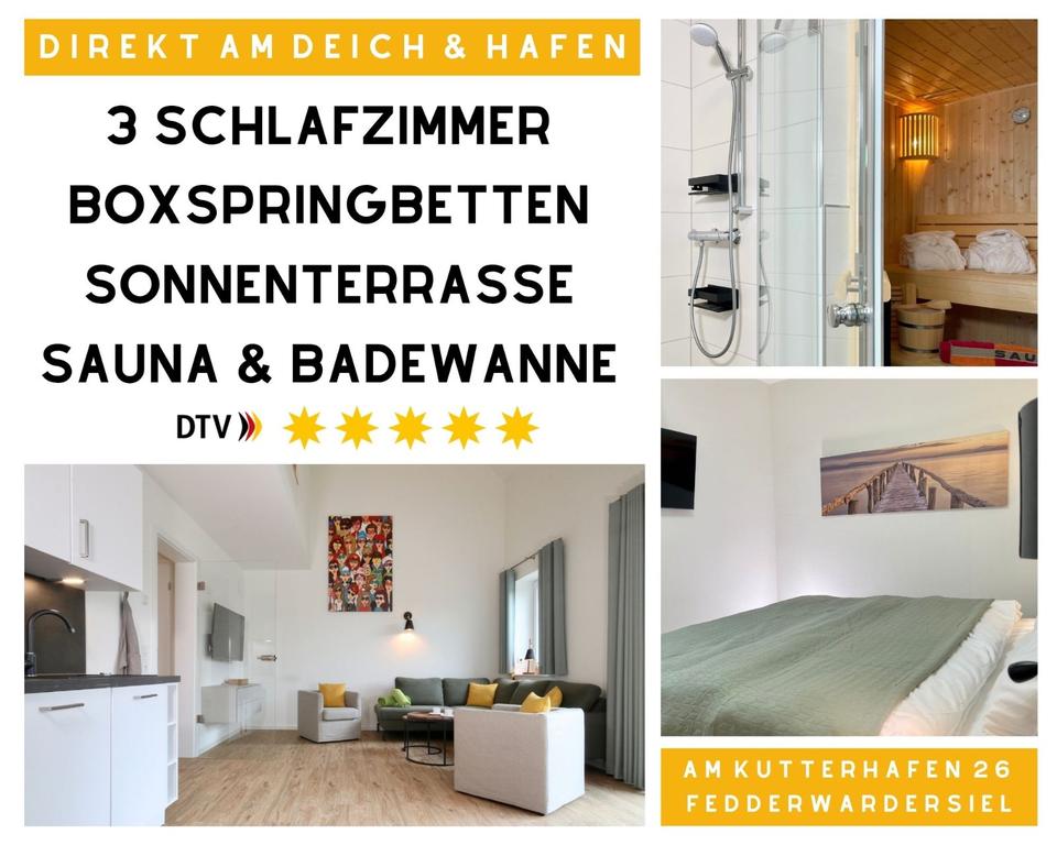 Thumbnail-Ferienhaus Ferienwohnung Fedderwardersiel, Nordsee, 3 Schlafz.