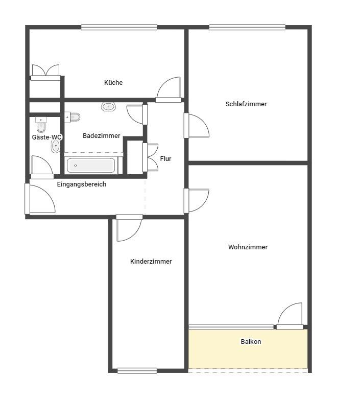Thumbnail-3-Zimmer-Wohnung in Neustadt an der Weinstraße