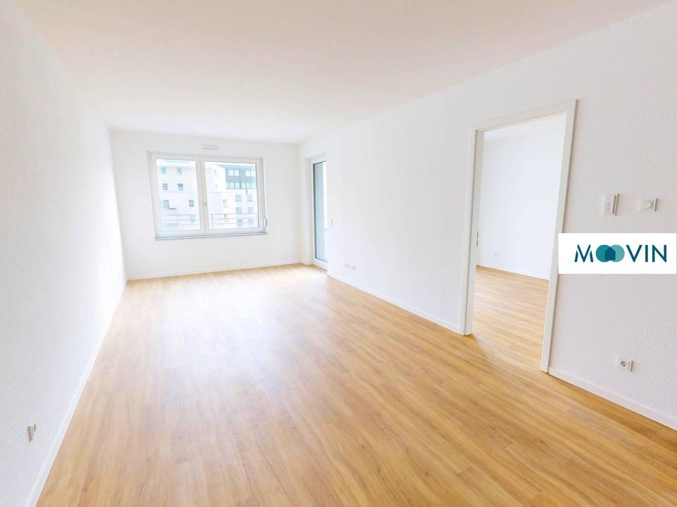 Thumbnail-Fairmieten-Schein notwendig! Erstbezug: Helle 2-Zi.-Wohnung mit Balkon im Gallusviertel