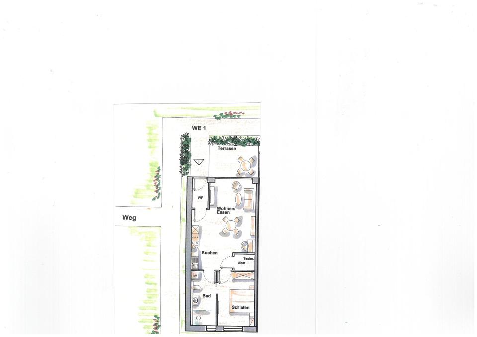 Thumbnail-Erstbezug: Moderne 2-Zimmer Wohnung mit Terrasse in Störmede