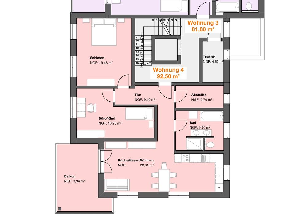 Thumbnail-Wohnung (Nr.4) im Neubau zu vermieten - nachhaltig und ruhig