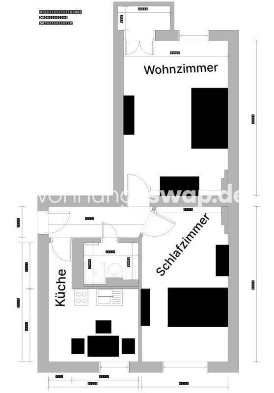 Thumbnail-Wohnungsswap - 2 Zimmer, 63 m² - Rathenaustraße, Berlin