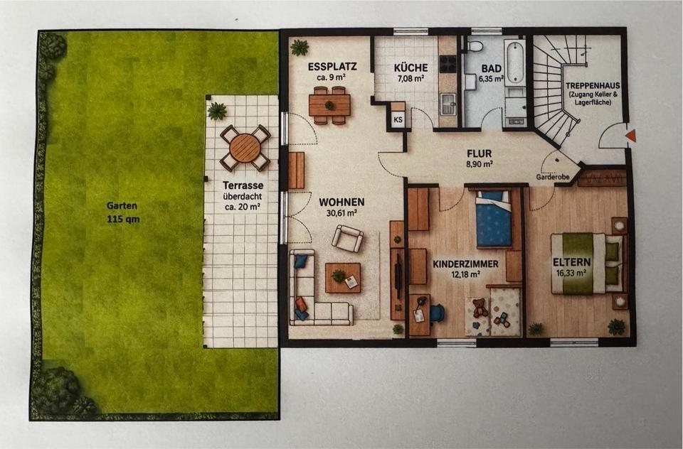 Thumbnail-Wohnung Erdgeschosswohnung Provisionsfrei