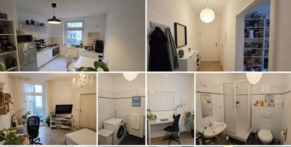 Thumbnail-Schöne möblierte 2-Zimmer-Wohnung in Stadtfeld-Ost