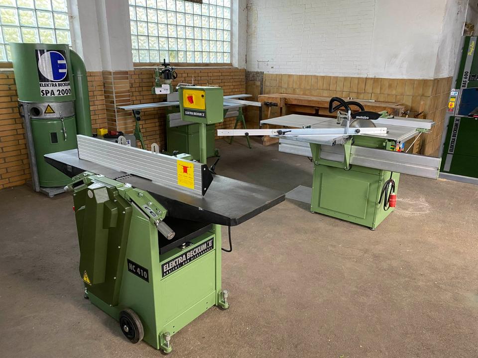 Thumbnail-Ⓜ️ Werkstatt für Schreiner Tischler Zimmerer komplett mit Maschinen Elektra Beckum BAS 600 HC 410 PK 300 TF 904