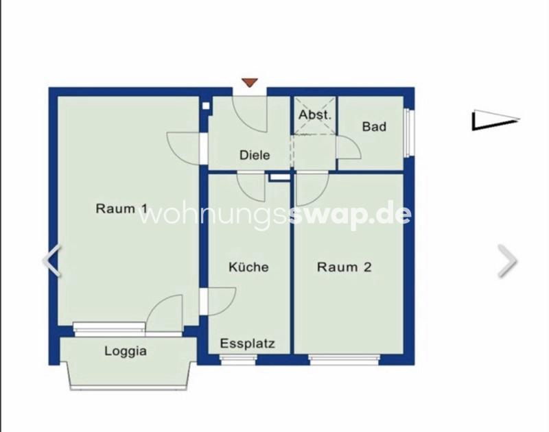 Thumbnail-Wohnungsswap - 2 Zimmer, 61 m² - Wiersichweg, Berlin