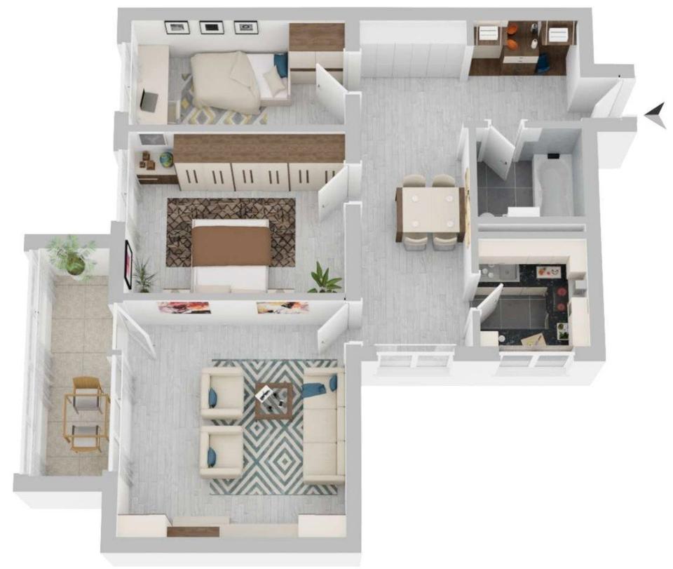 Thumbnail-Erstbezug nach Kernsanierung – helle 3-Zimmer-Wohnung in Willich