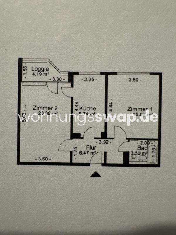Thumbnail-Wohnungsswap - 2 Zimmer, 58 m² - Tirschenreuther Ring, Berlin